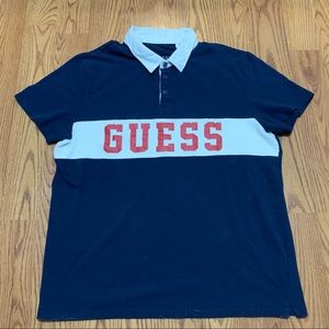 Guess Rugby Style Polo 2XL but fits like XL